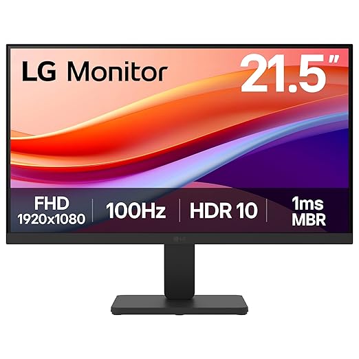 LG Monitor 22U401A-B, 22", Full HD 1080p, 100Hz, 