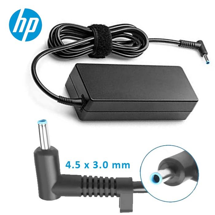 HP 65W AC Blue Pin Laptops Charger 