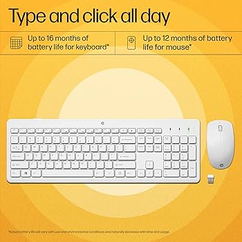 HP 230 Wireless Keyboard and Mouse