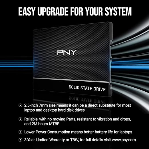 PNY CS900 250GB 2.5" SATA SSD